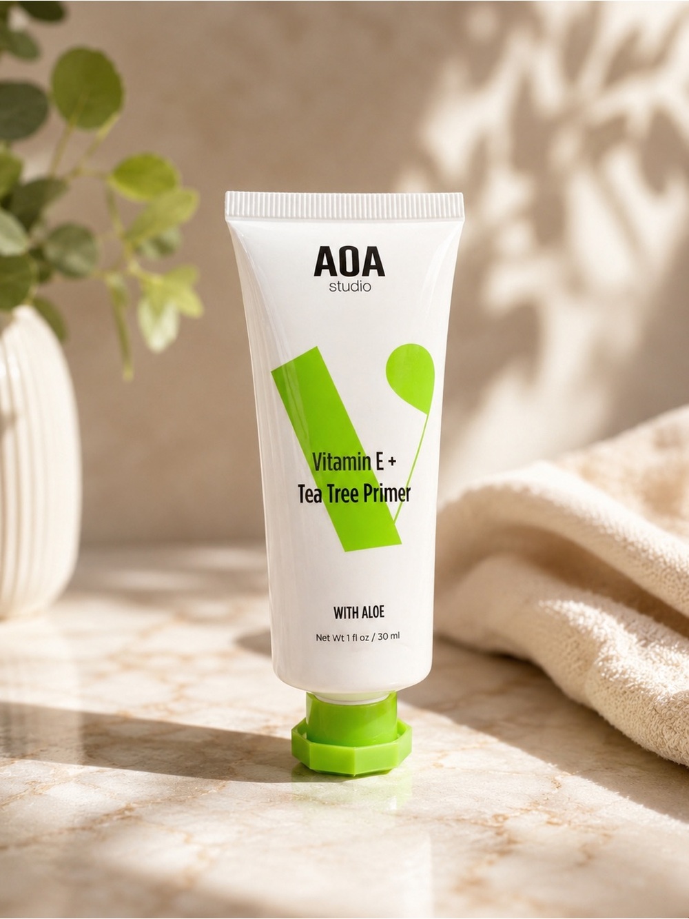 Aa Studio Vitamin E+ Tea Tree Primer - Green